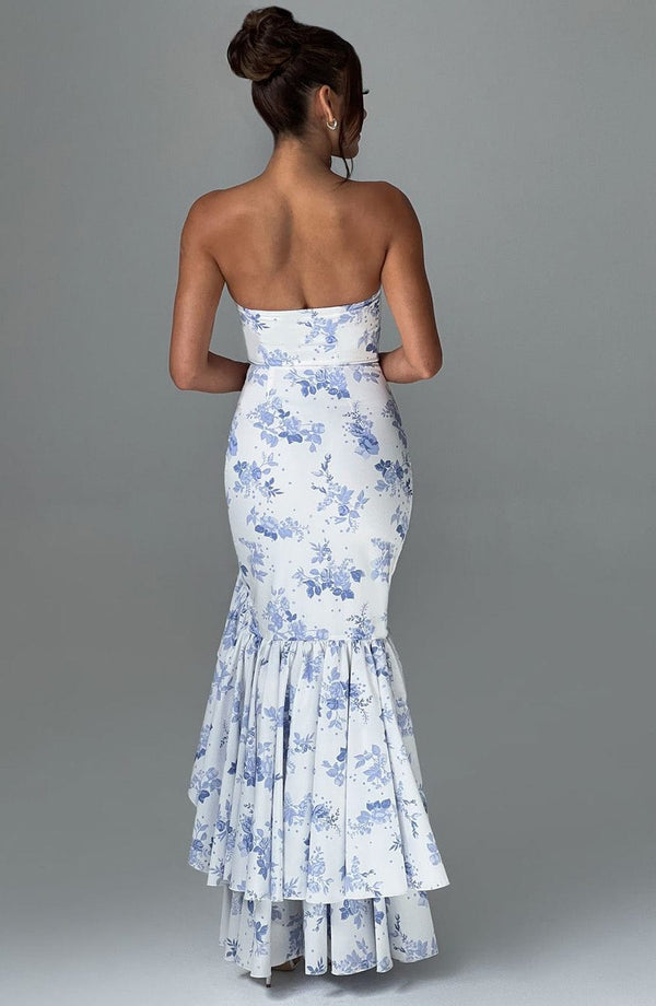 #bluefloralprint