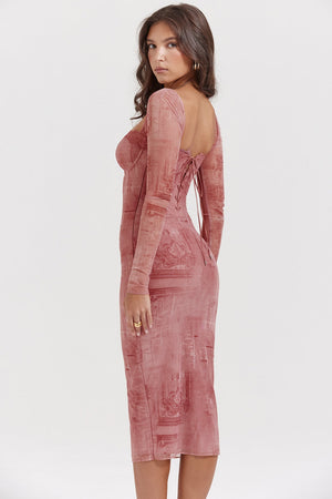 Vanessa Corset Midi Dress