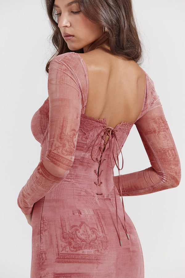 Vanessa Corset Midi Dress