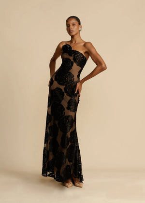 Iris Floral Print Maxi Dress