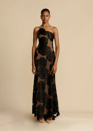Iris Floral Print Maxi Dress