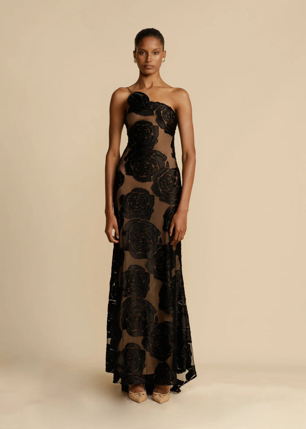 Iris Floral Print Maxi Dress