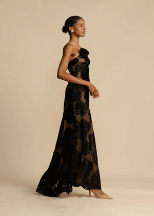 Iris Floral Print Maxi Dress