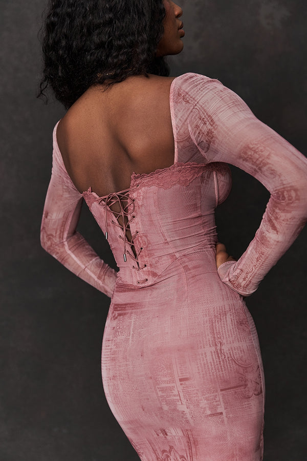 Vanessa Corset Midi Dress